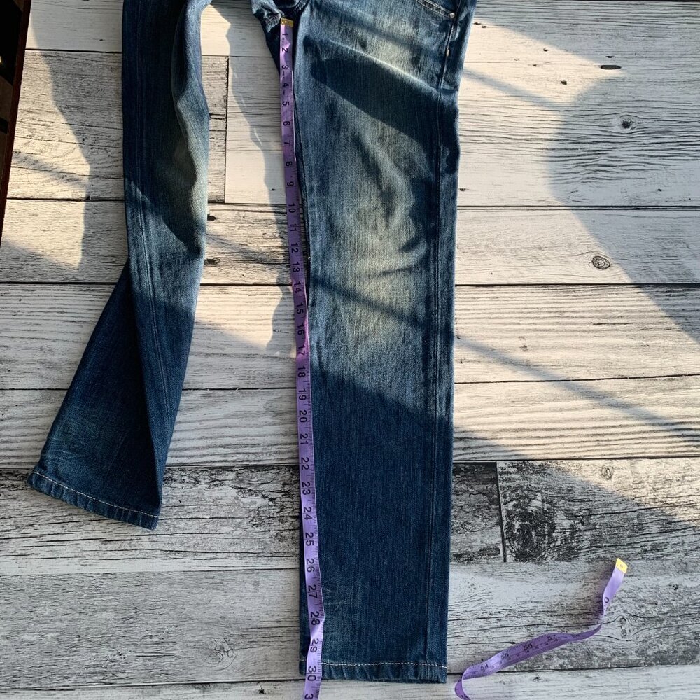 Miss 60 Junior Low Rise Embellished Medium Wash Y2K Jeans NWT - Picture 12 of 15